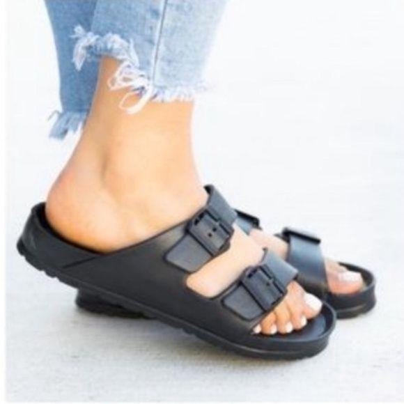 Foam double buckle sandals Clearance